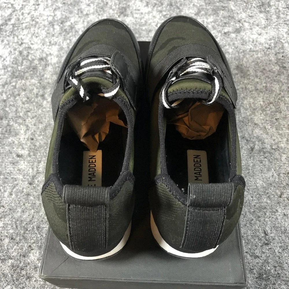 Steve Madden Shoes Mens Size‎ 7 M Green Camo Slip On Casual Comfort Sneakers